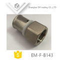 EM-F-B143 conector de encaixe de tubulação de latão pex al pex hexagon joint